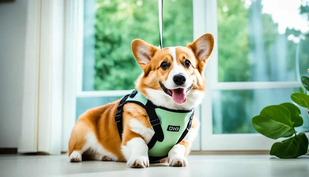 attaching suspenders to a corgi's diaper attaching suspenders to a corgi's diaper