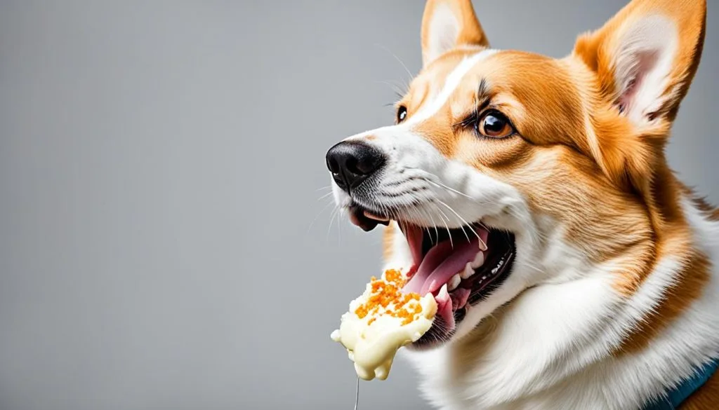 corgi howling when eating corgi howling when eating