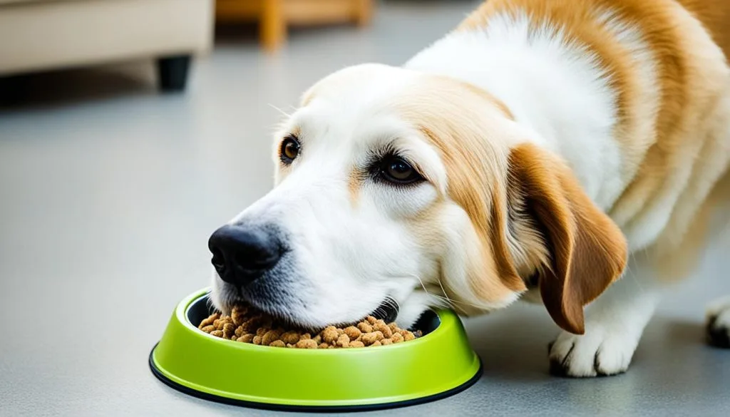 Comfortable eating for senior dogs Comfortable eating for senior dogs