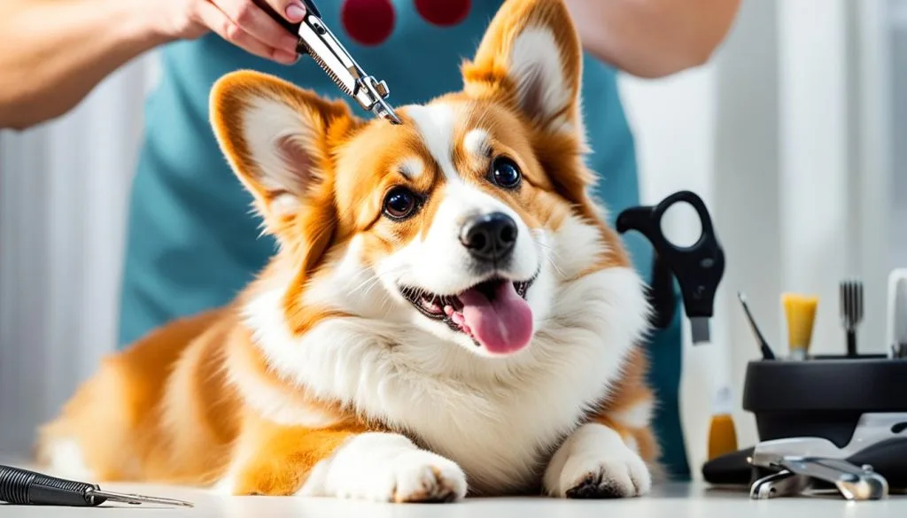 Corgi Nail Trimming Corgi Nail Trimming