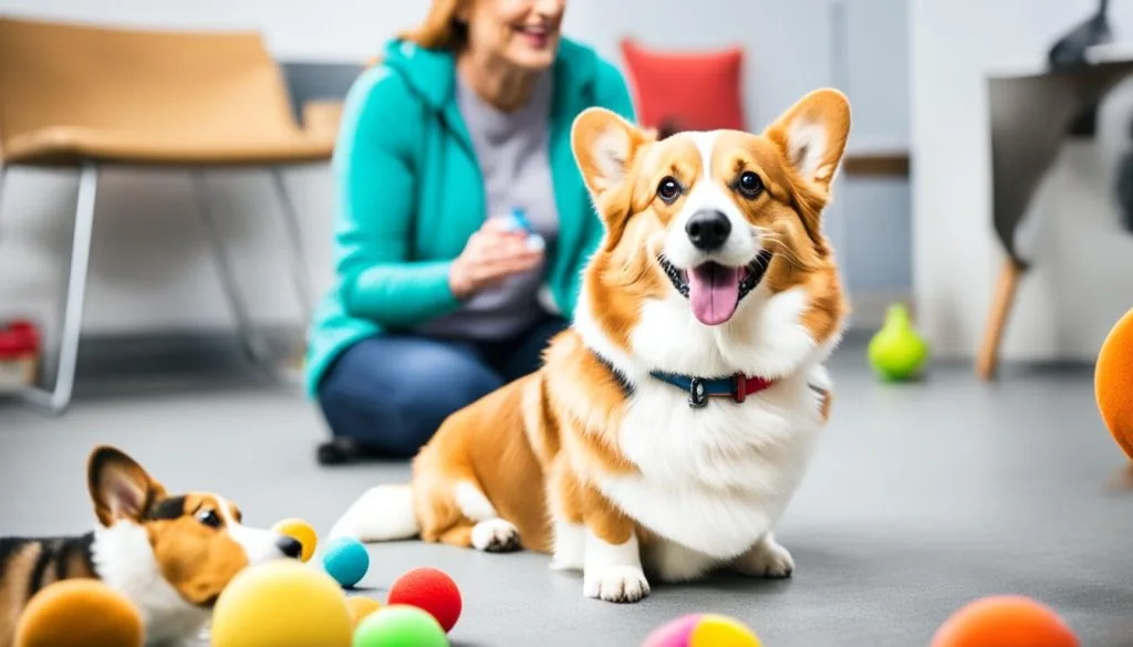 Corgi social skills training Corgi social skills training