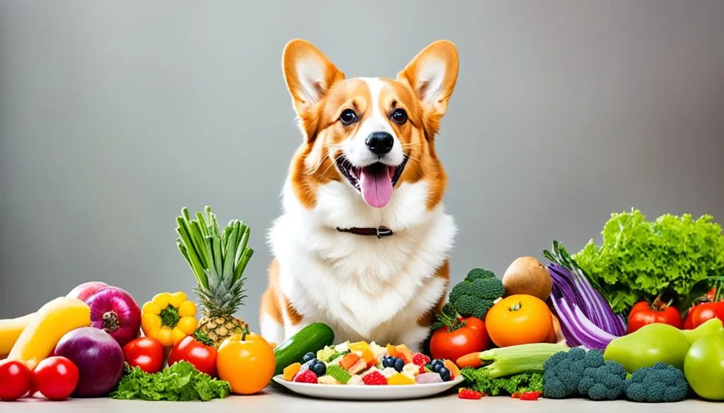 Healthy Corgi meal Healthy Corgi meal