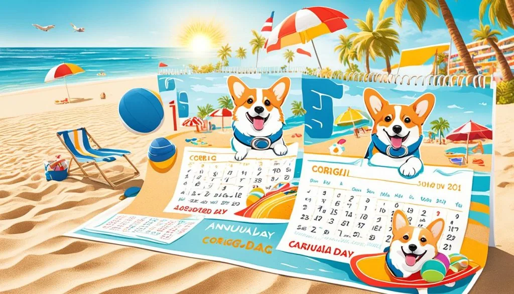 Schedule of Events at Corgi Beach Day Schedule of Events at Corgi Beach Day