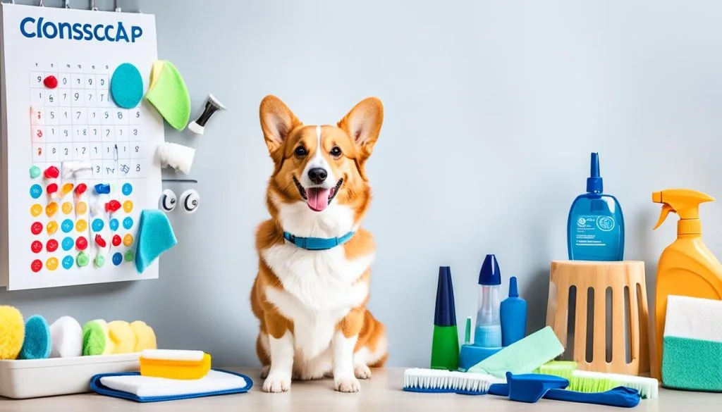 Cleaning frequency for corgi ears