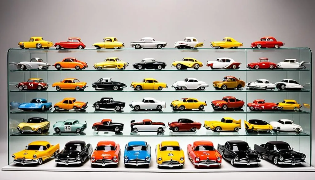 Corgi Cars Display
