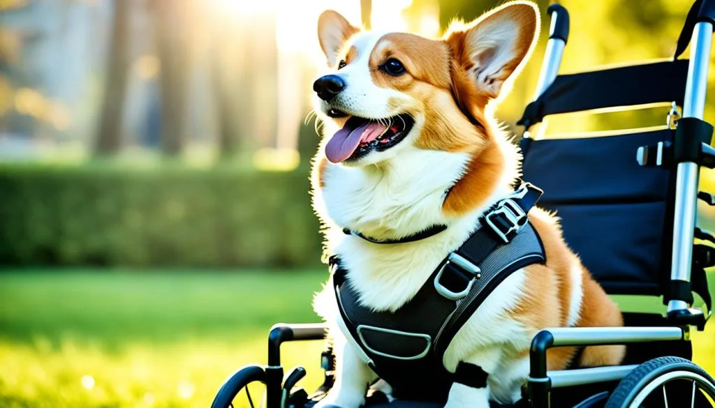 Corgi Wheelchair Adjustments