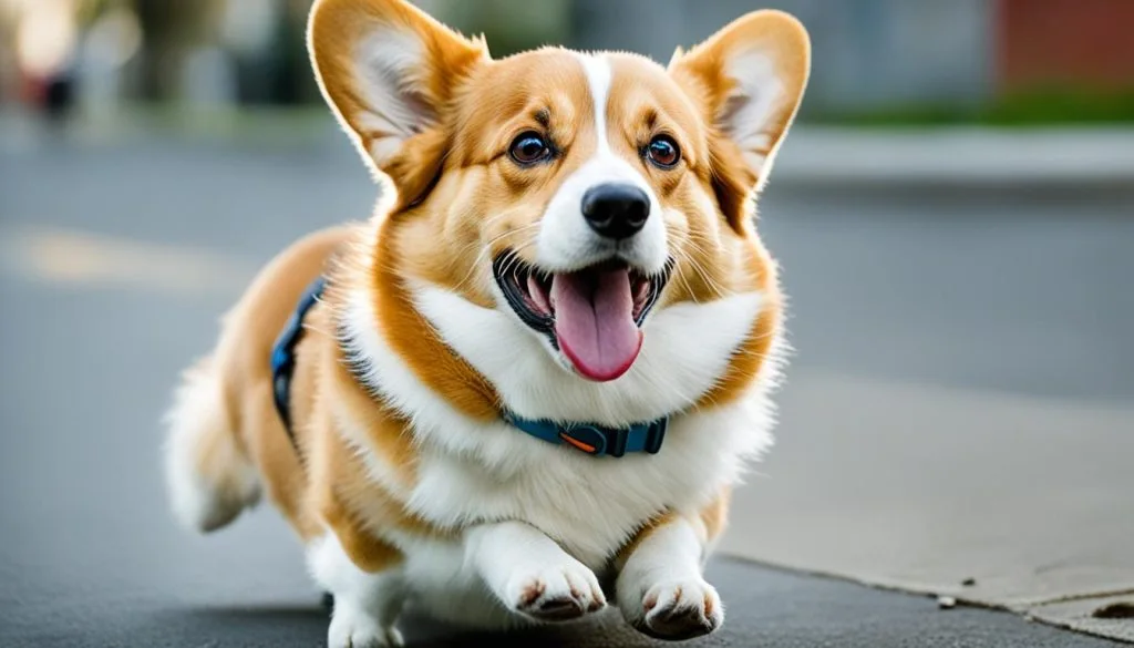 Corgi breathing difficulties