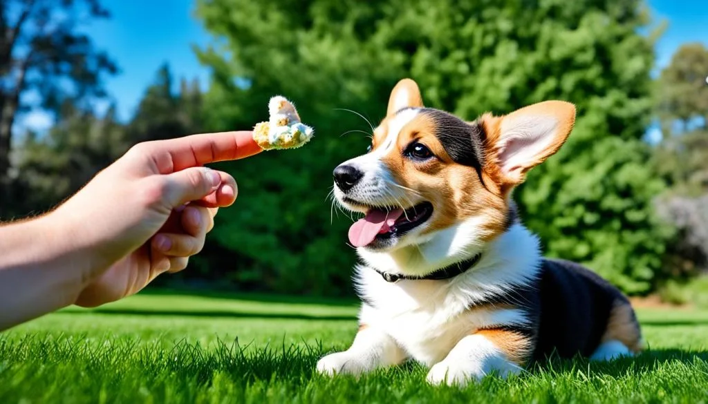 Corgi puppy training