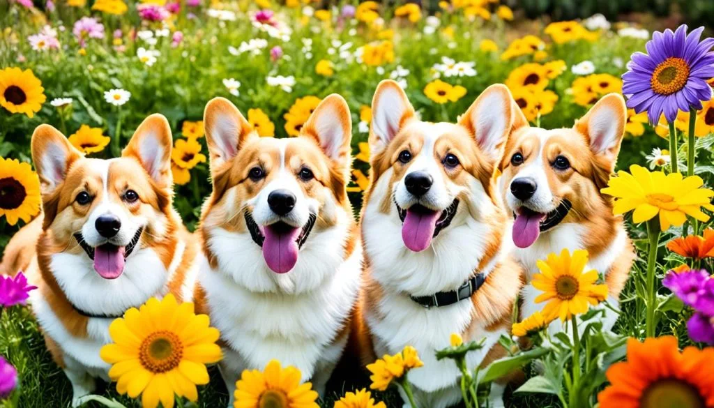 Corgis and Safe Flowers