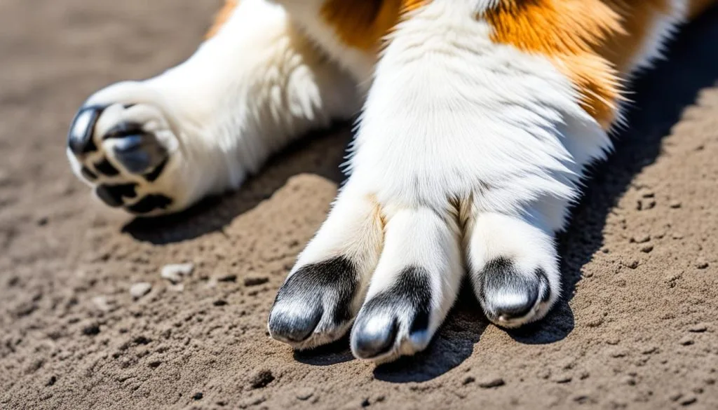 Corgi's paw protection