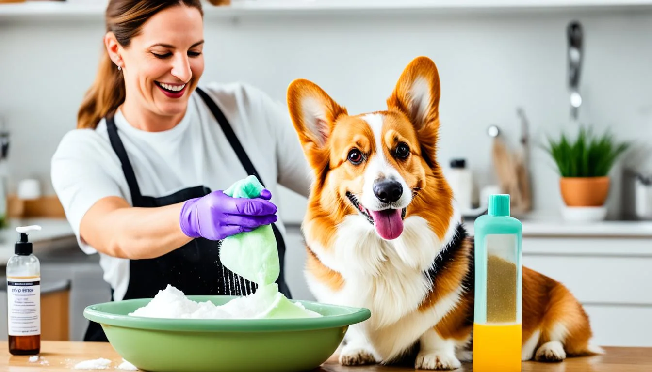 DIY Corgi Ear Cleaner
