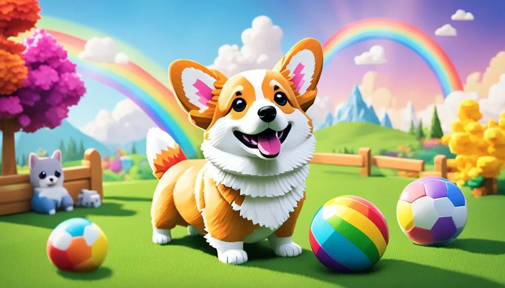 Huge Pixel Corgi in Pet Simulator 99