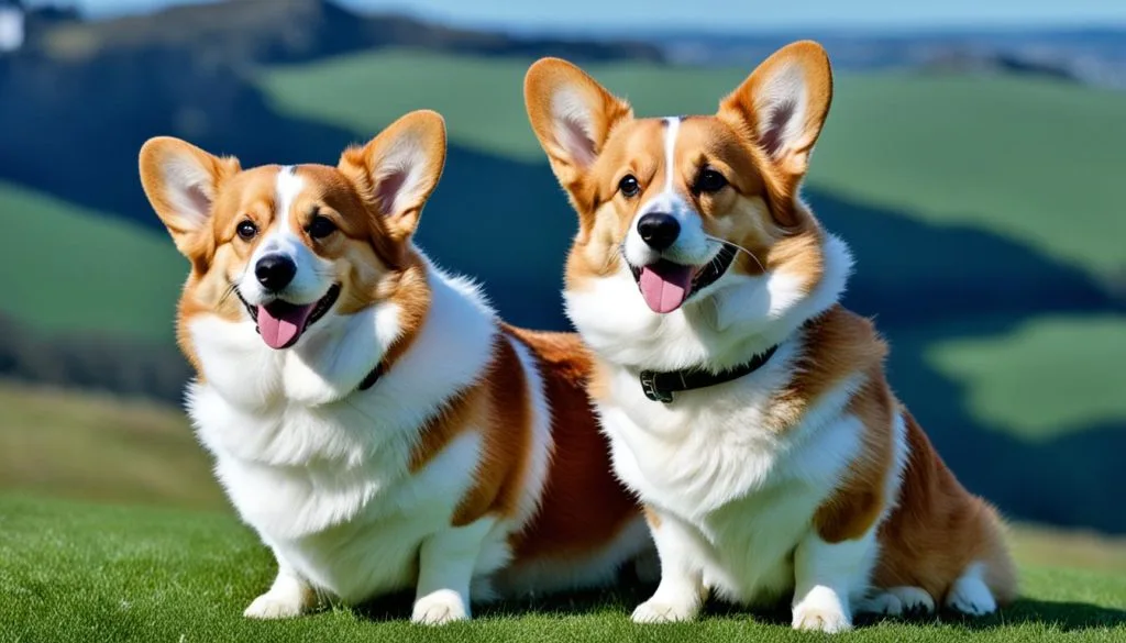 Pembroke and Cardigan Welsh Corgis