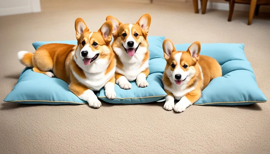 Senior Corgis Meeting Corgi Puppies