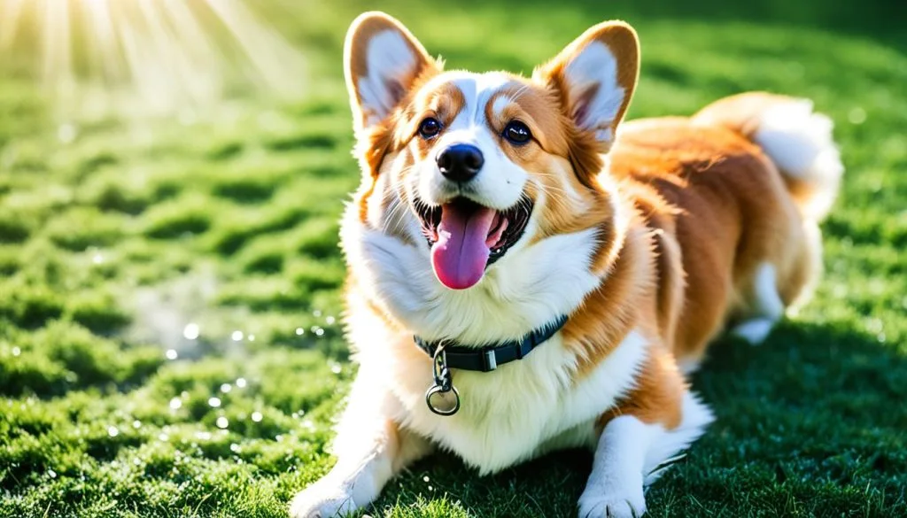 Sweating in Corgis