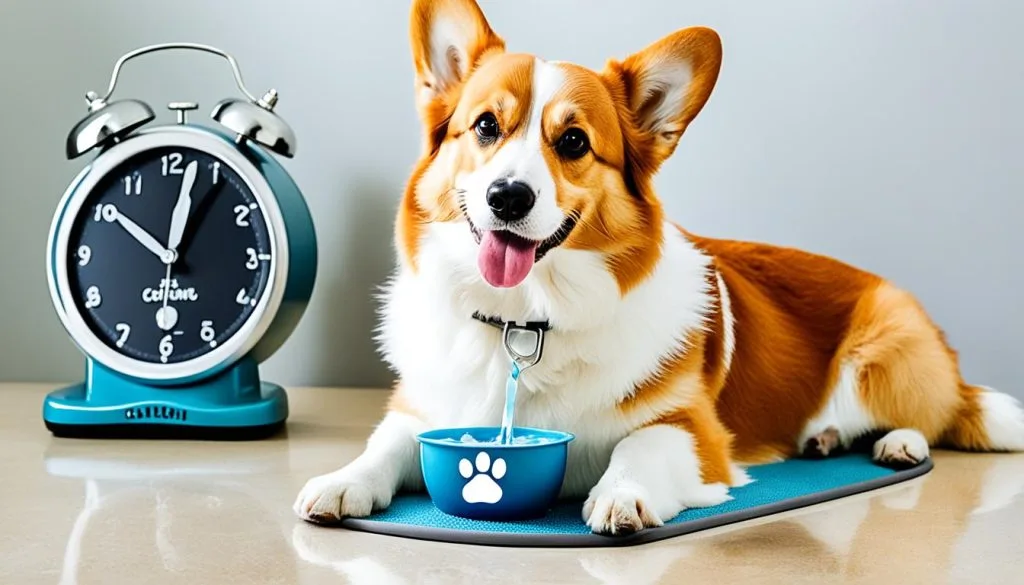 best practices for corgi water intake