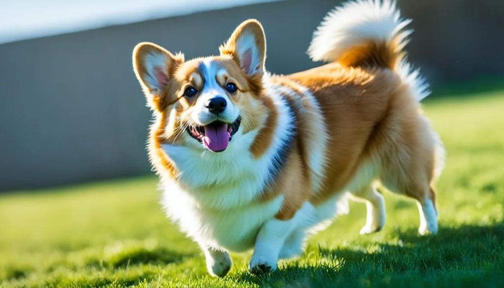 blue corgi