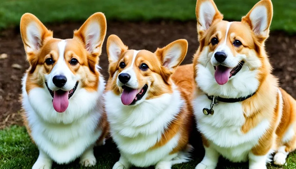 cardigan and pembroke welsh corgis
