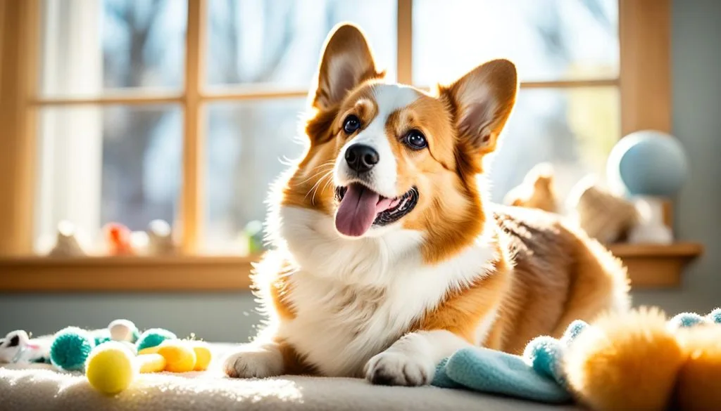 caring for corgi fur