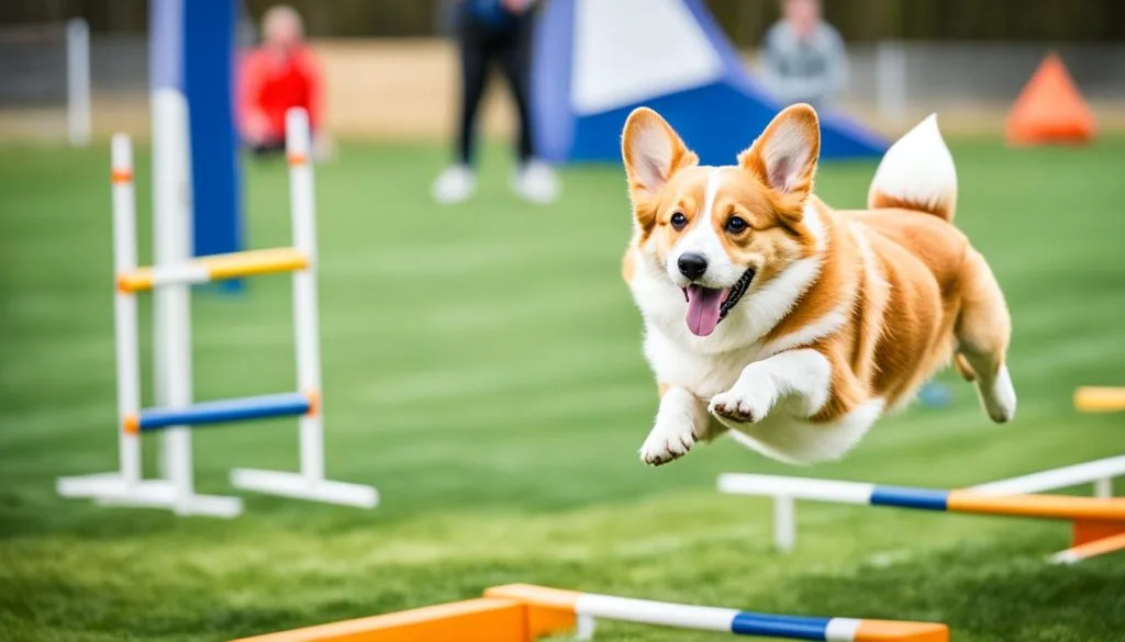 corgi agility training