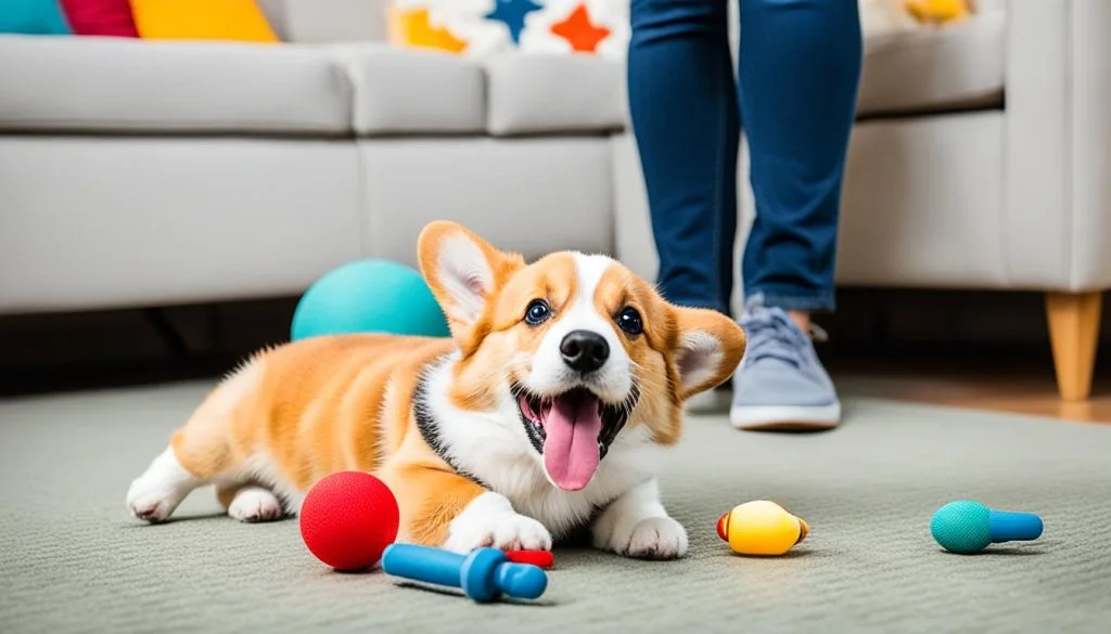 corgi ankle biting behavior