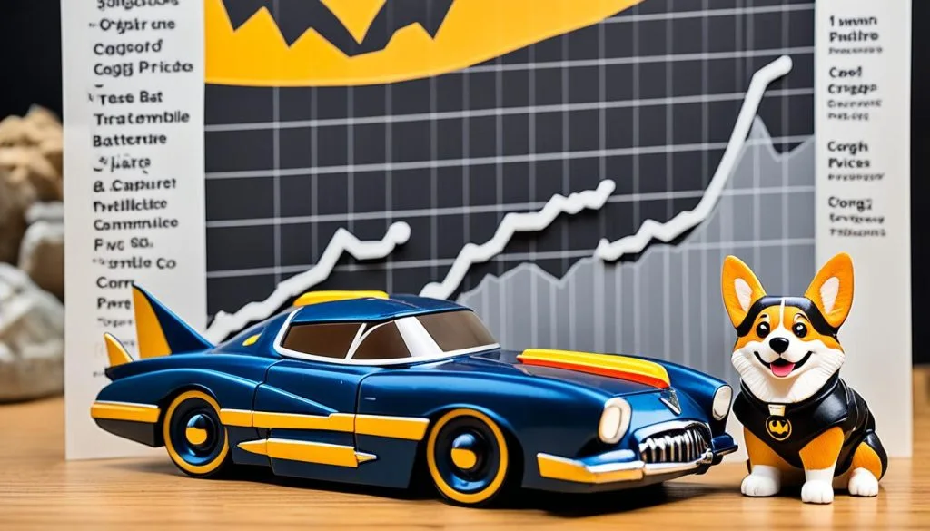 corgi batmobile pricing trends