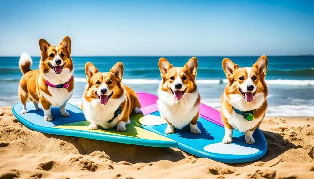 corgi beach day events