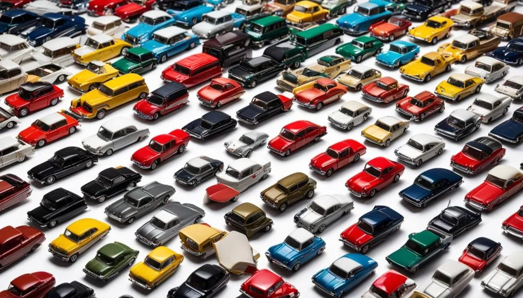 corgi cars scale size