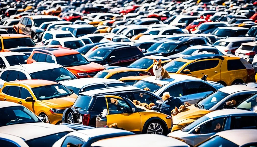 corgi con parking issues
