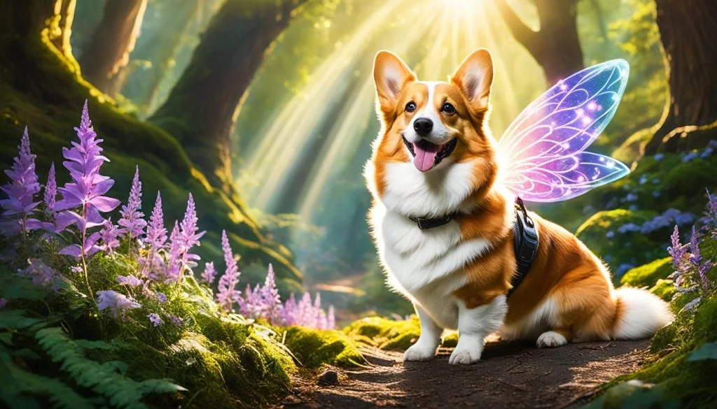corgi fairy saddle