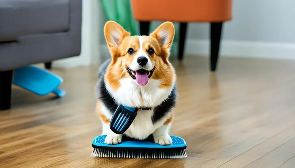 corgi grooming comb size