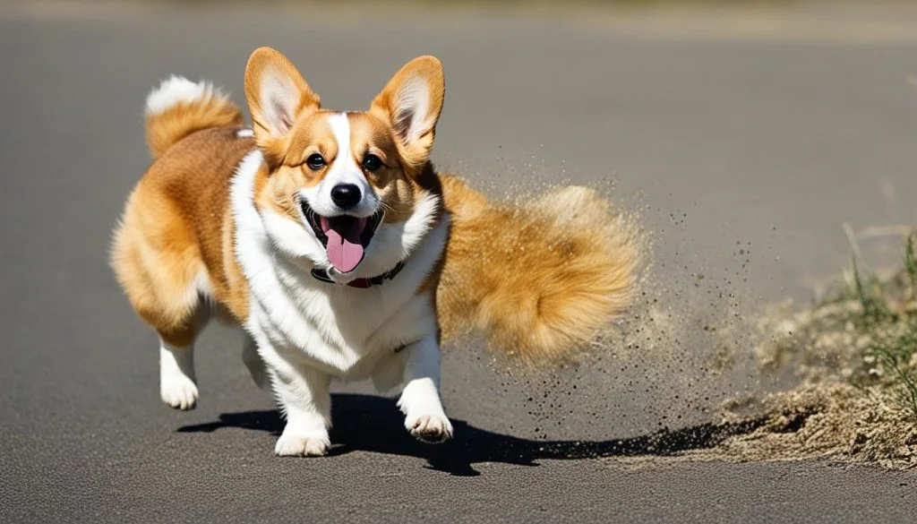 corgi growling