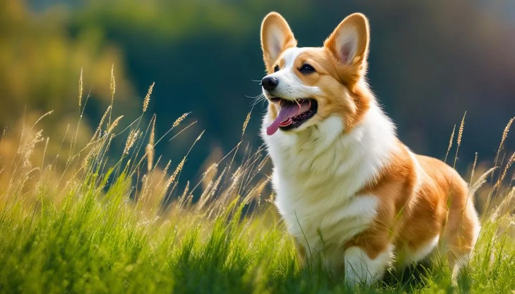 corgi howling