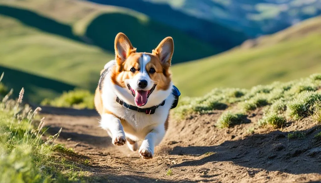 corgi long-distance running