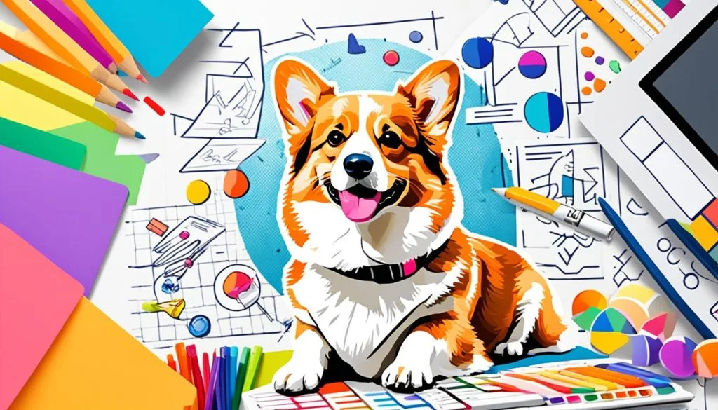 corgi poster design software