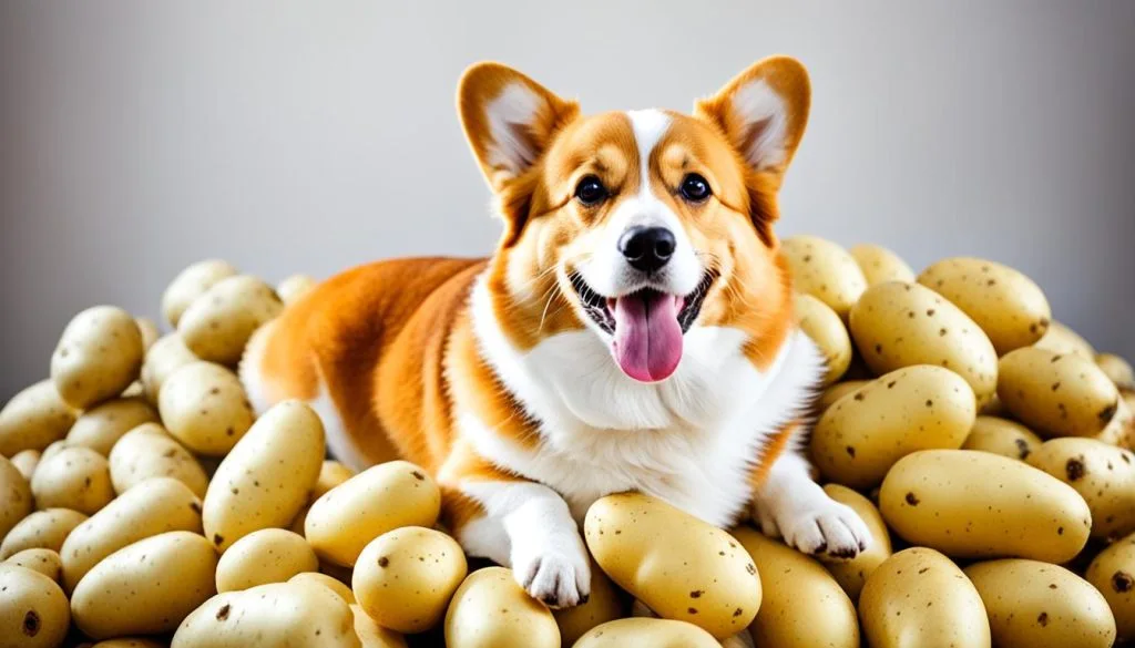 corgi potato meme