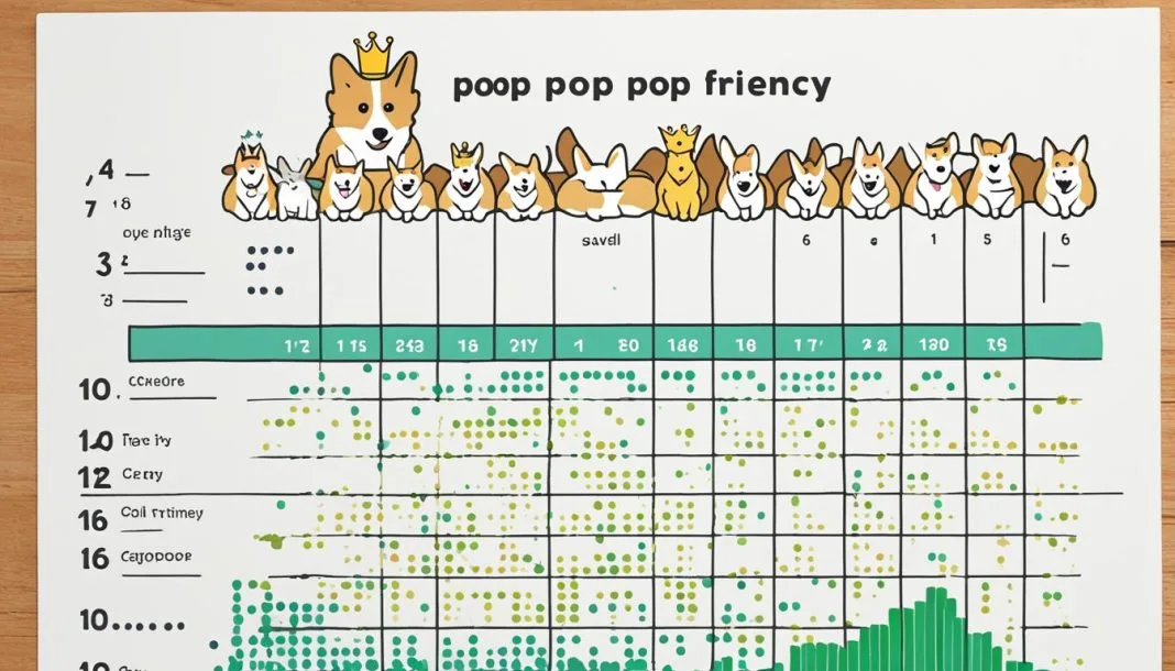 corgi puppy 16 weeks how many times poop