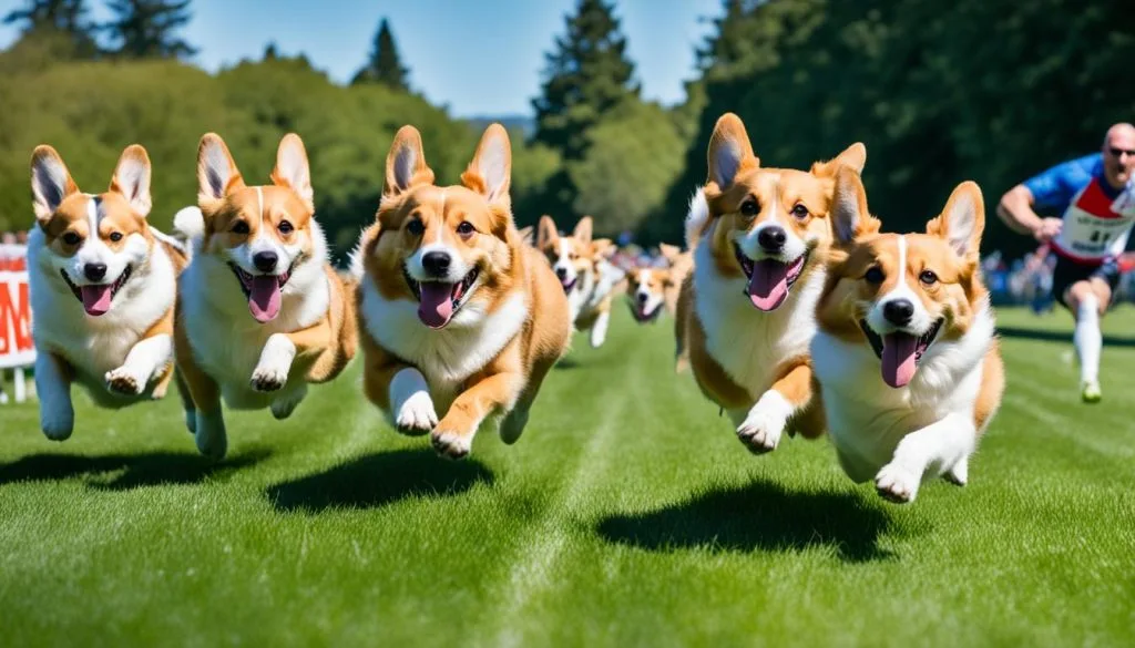 corgi races in Auburn California