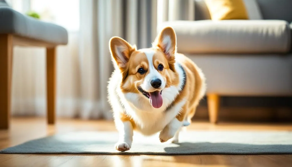 corgi shaking anxiety