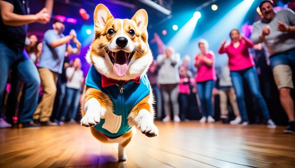 corgi shuffle