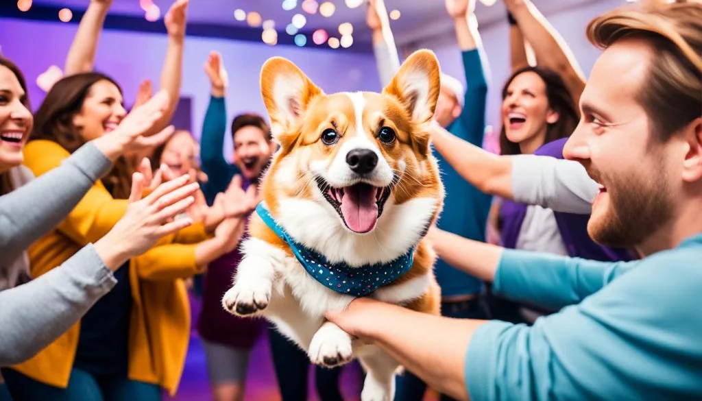 corgi shuffle