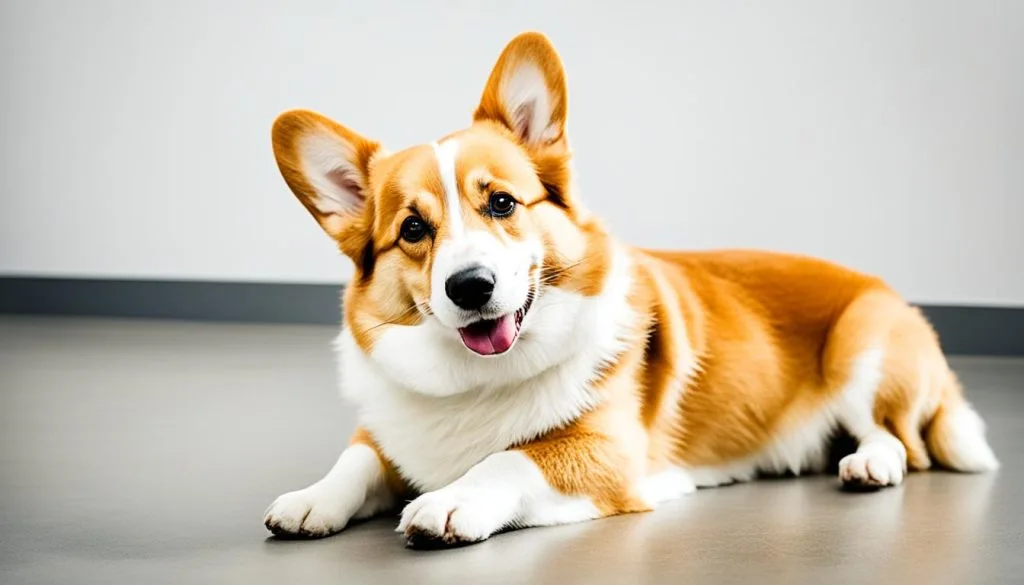 corgi whining due to pain