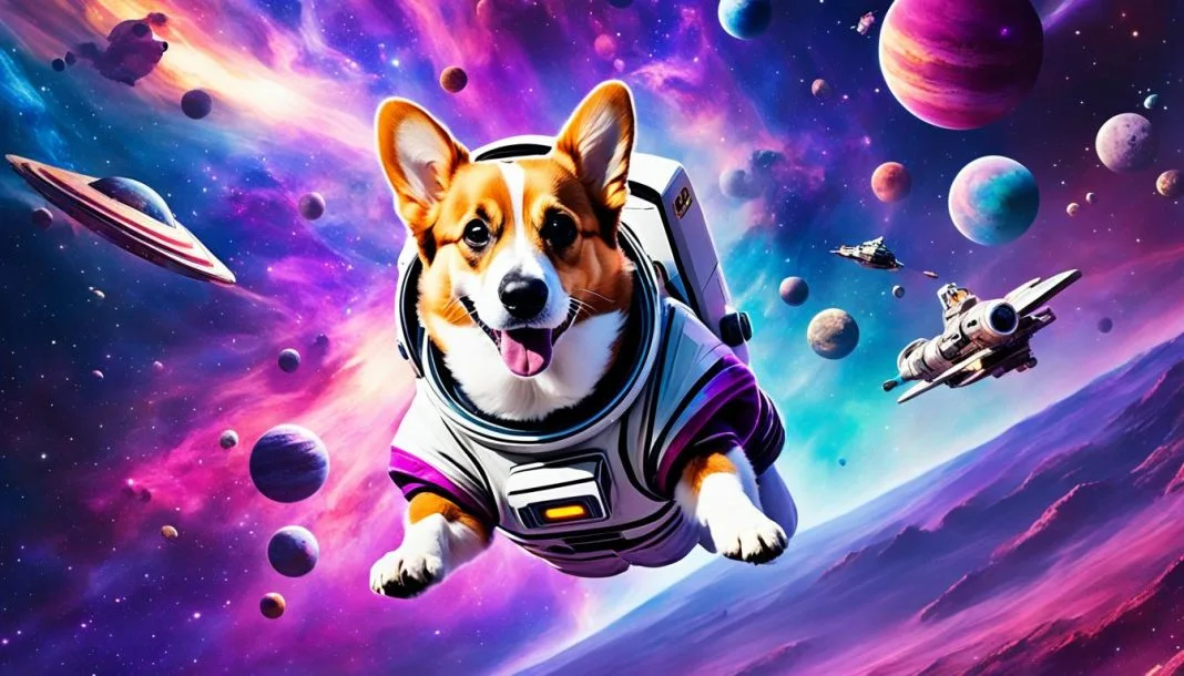 geordi to go where no corgi has gone before