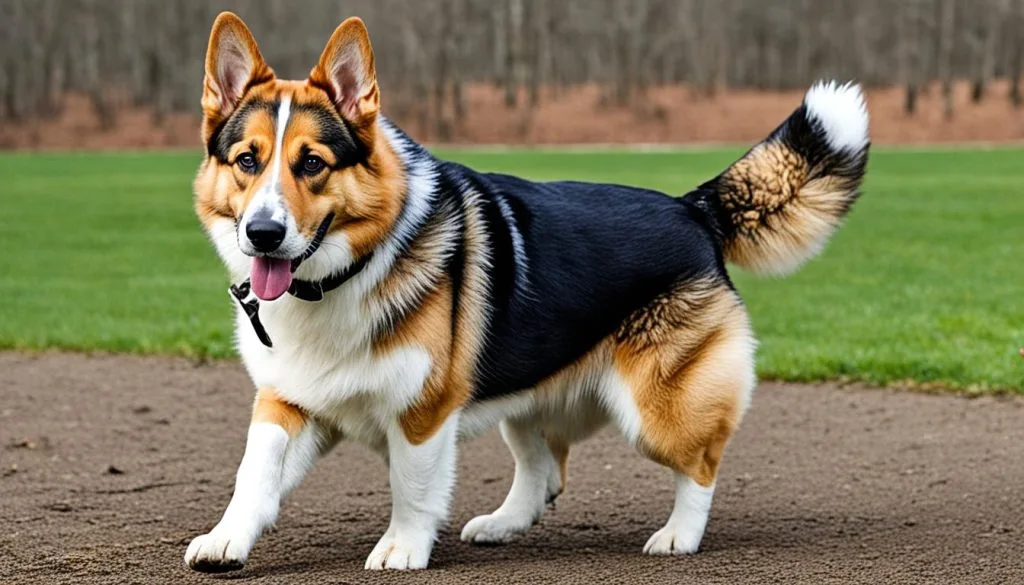 german shepherd akita corgi mix health