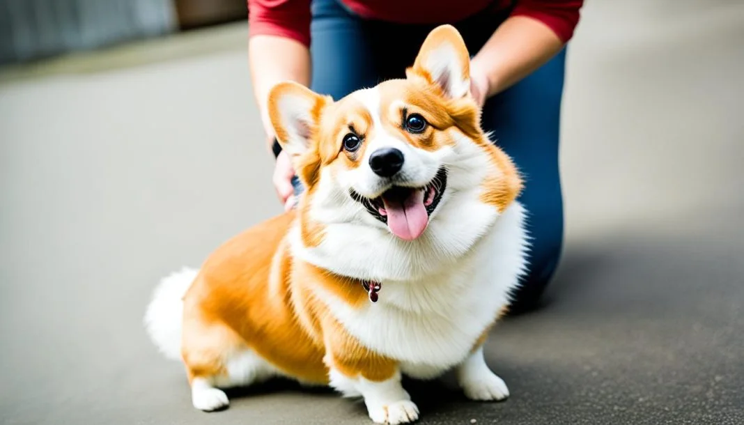 how to carry a corgi