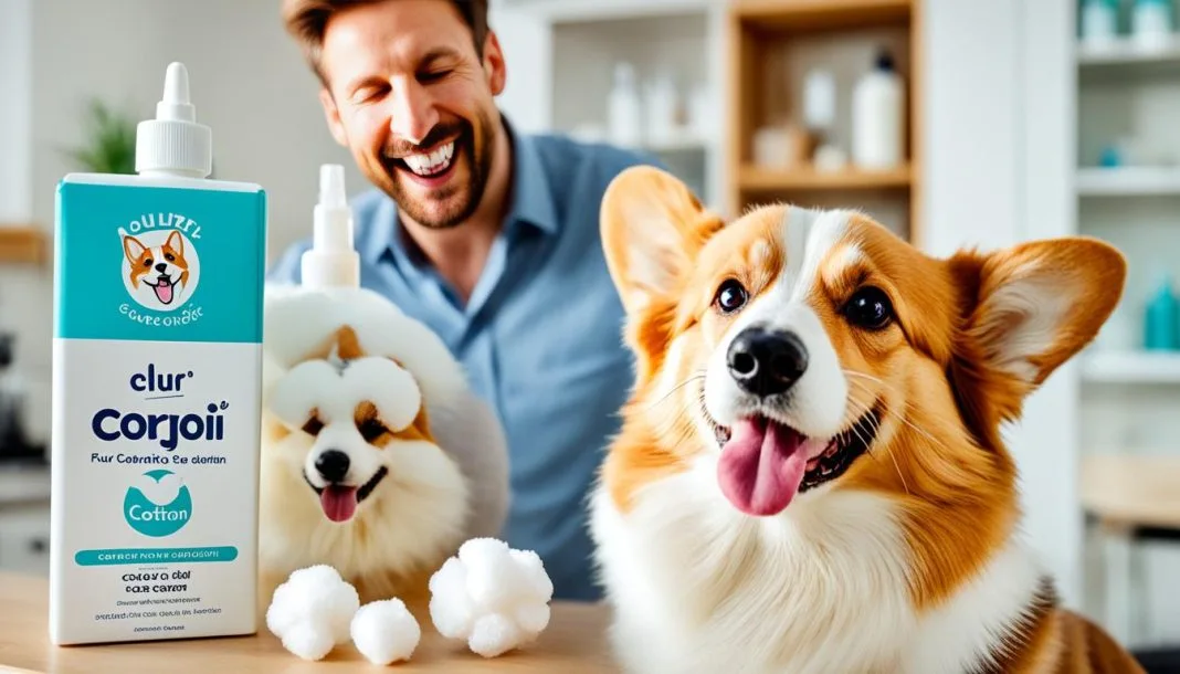 how to clean corgi ears