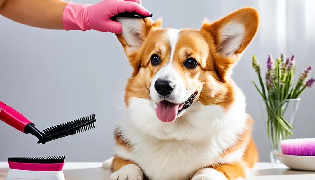 how to groom a corgi