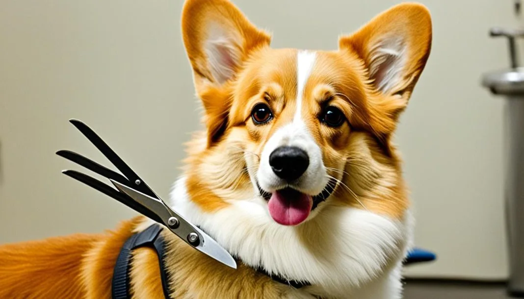 how to trim corgi bum