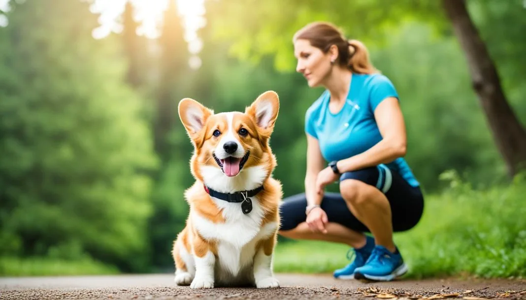 how to wait before running with corgi puppy