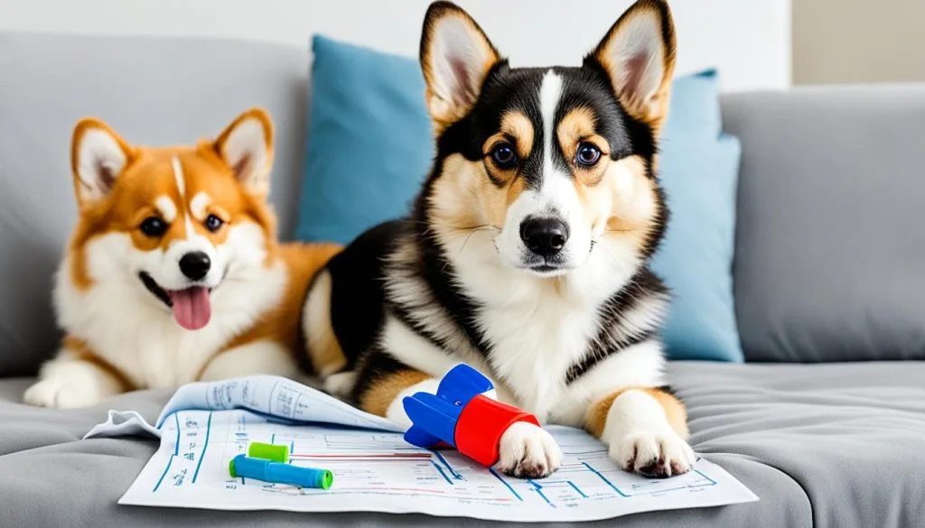 husky corgi mix